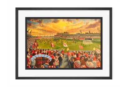 Broomfield Park Stadium Fine Art Print - Airdrie FC Broomfield Park Stadium Fine Art Print - Airdrie FC